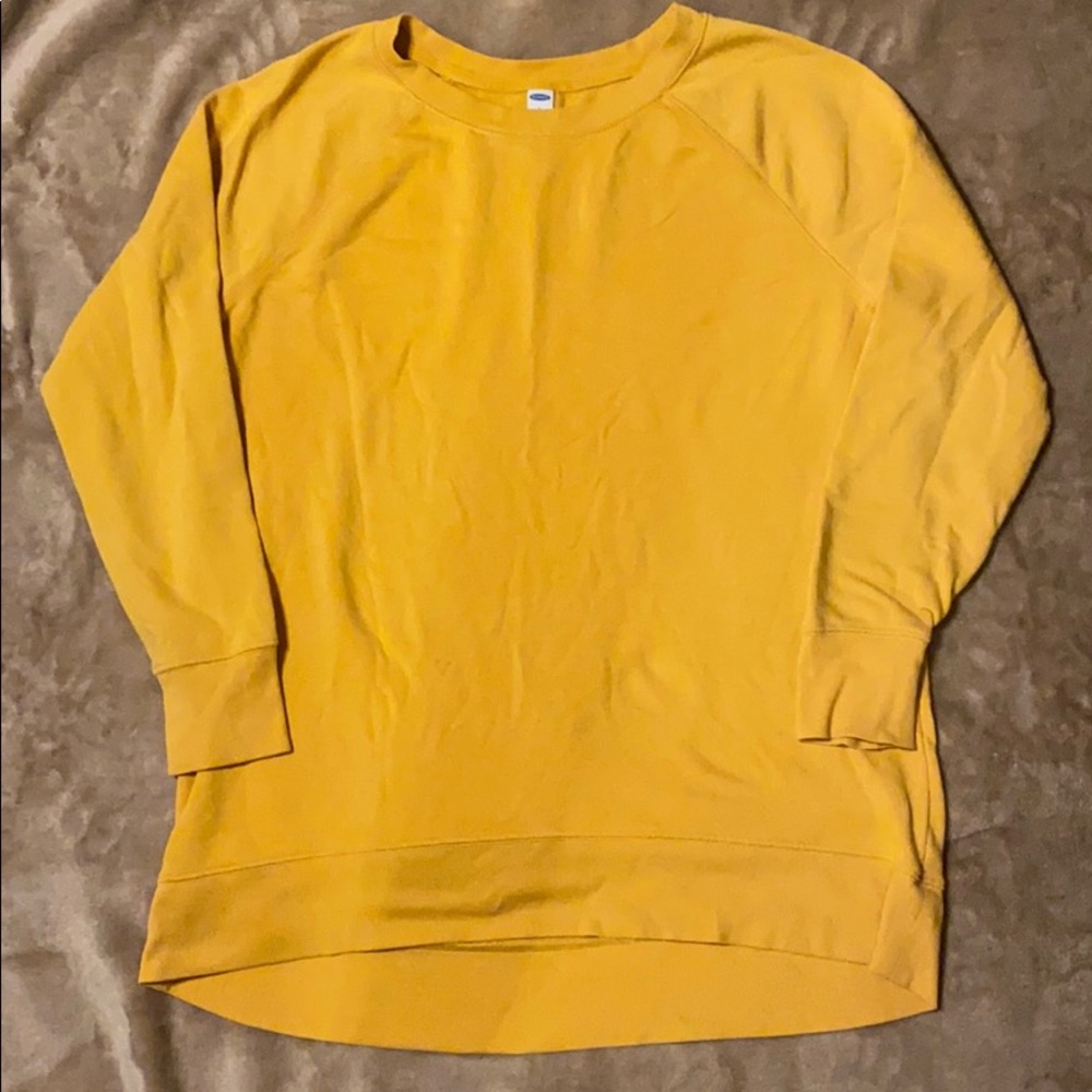 COPY - Yellow long sleeve sweater